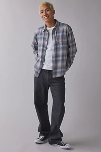 GUESS JEANS Oversize Crop Long Sleeve Shirt