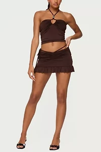 Edikted Koda Bead Halter Top