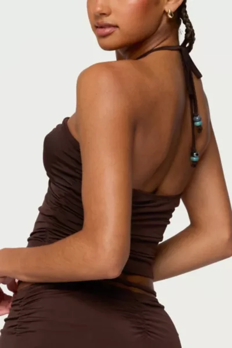Edikted Koda Bead Halter Top