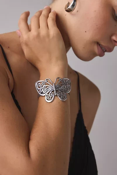 Marisol Butterfly Metal Cuff Bracelet