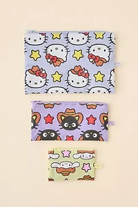 BAGGU X Hello Kitty And Friends Flat Pouch Set