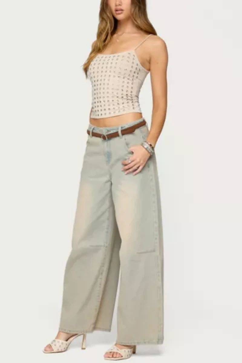Edikted Vallie Grommet Tank Top
