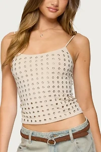 Edikted Vallie Grommet Tank Top