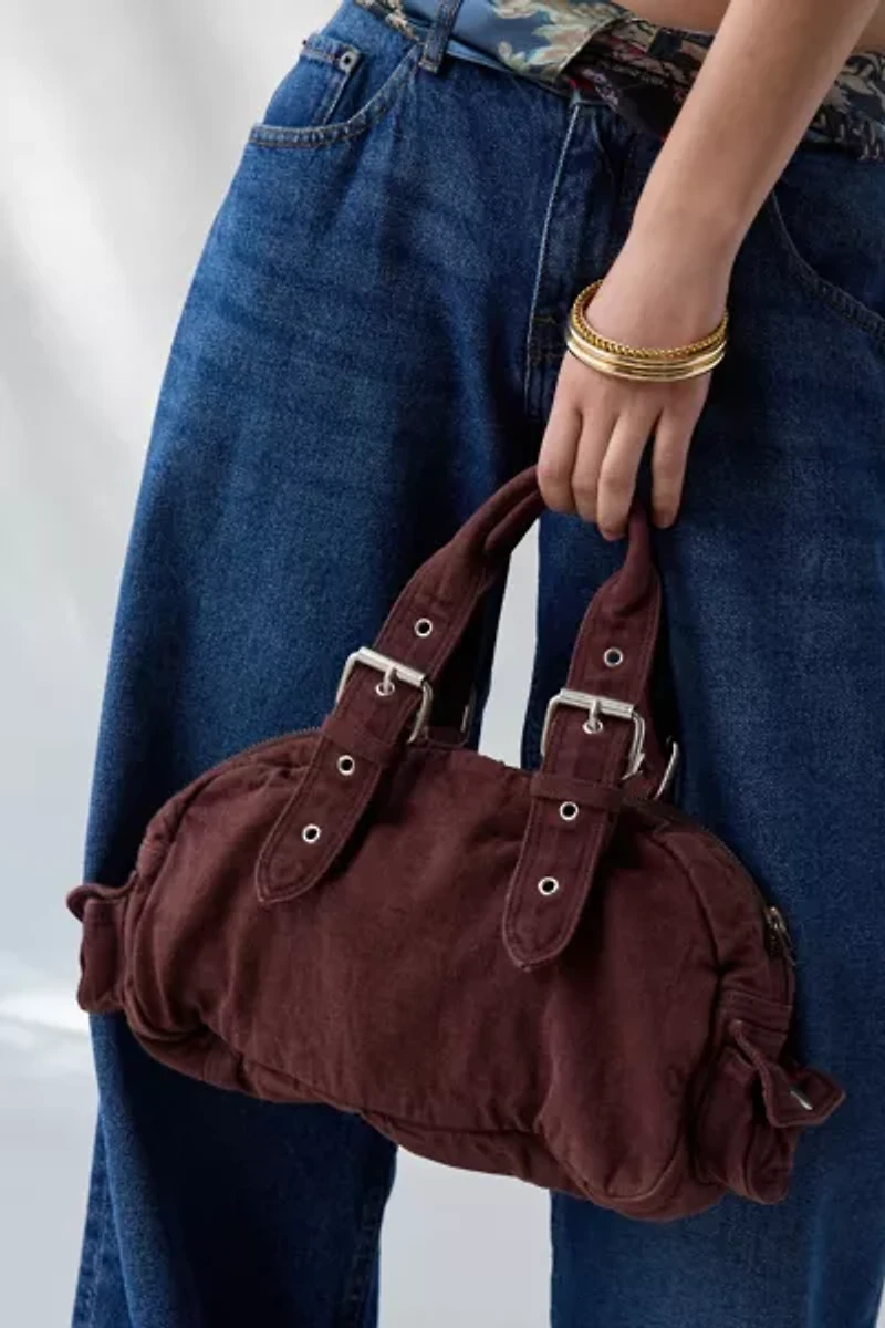 BDG Colored Denim Duffle Shoulder Bag