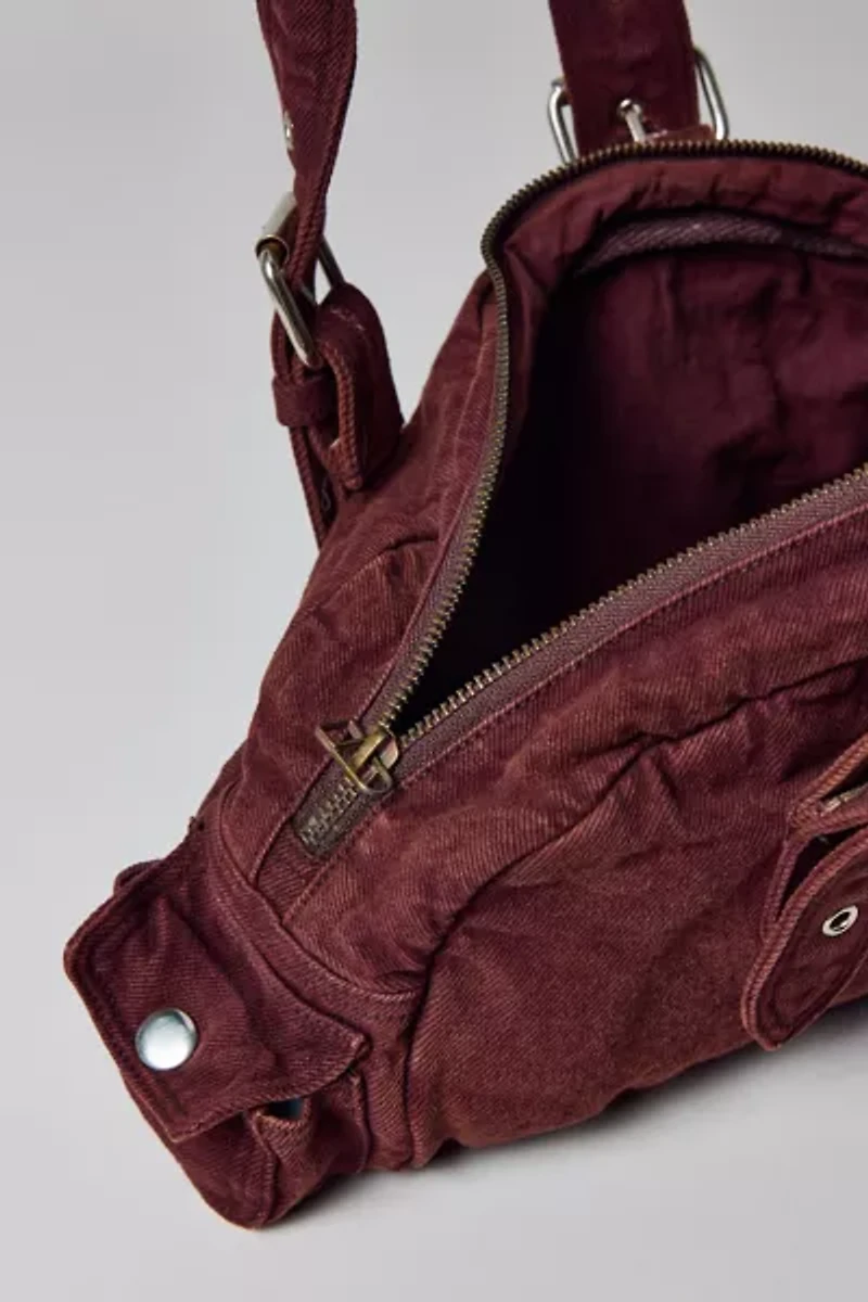 BDG Colored Denim Duffle Shoulder Bag