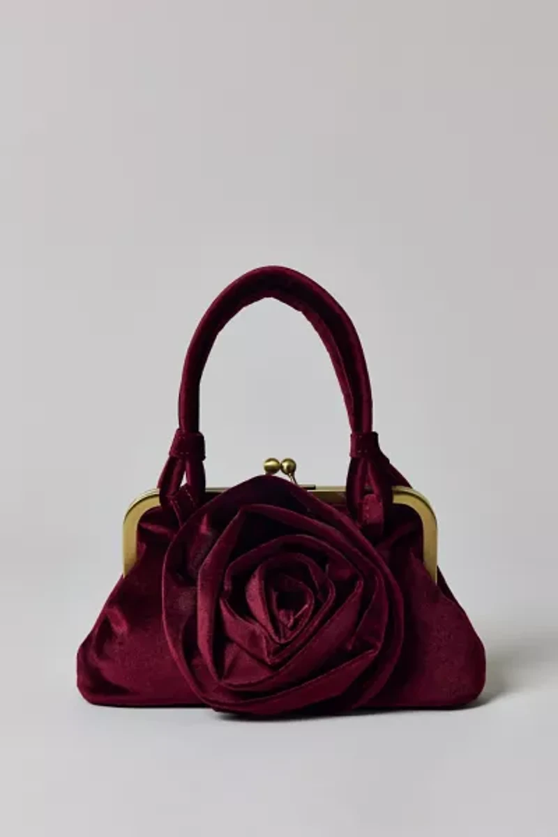 Kimchi Blue Rose Velvet Kisslock Bag
