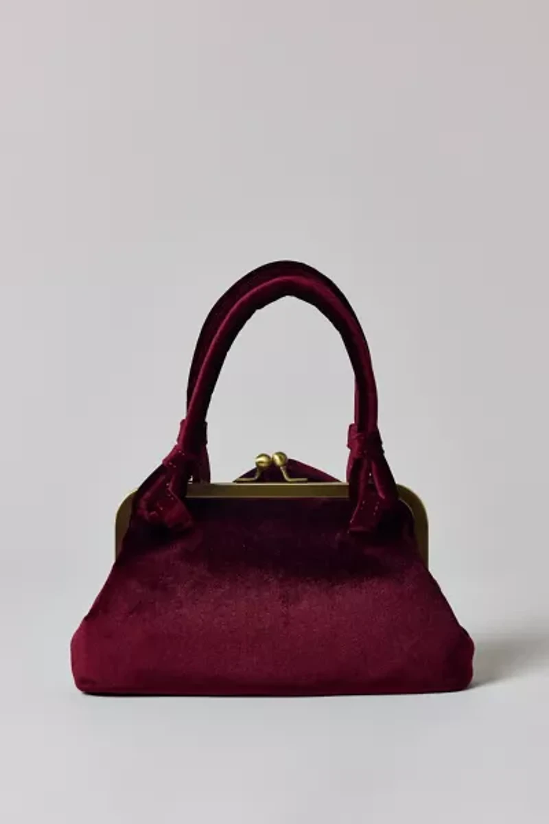 Kimchi Blue Rose Velvet Kisslock Bag