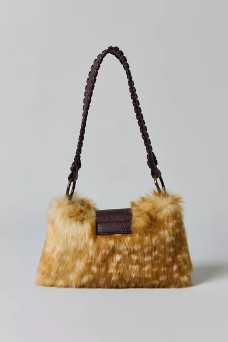 Silence + Noise Yasmin Faux Fur Shoulder Bag