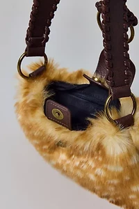 Silence + Noise Yasmin Faux Fur Shoulder Bag