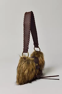 Silence + Noise Yasmin Faux Fur Shoulder Bag