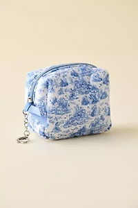 Mini Quilted Pouch Keychain