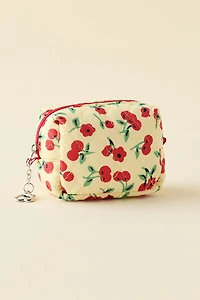 Mini Quilted Pouch Keychain