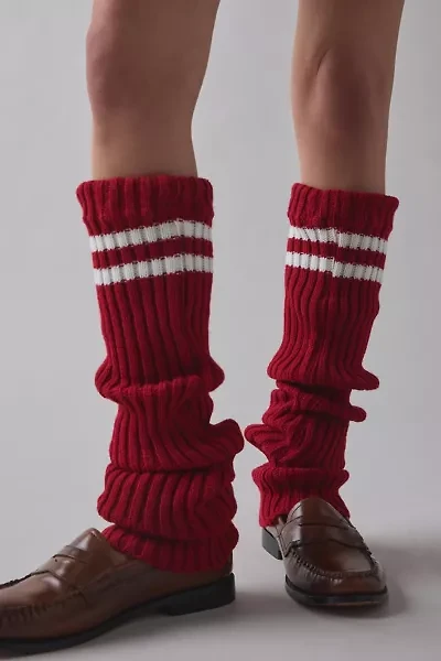 Athletic Striped Leg Warmers