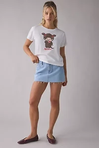Monchhichi Girl Twin Graphic Slim Tee