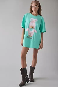 Monchhichi Chimutan Plush Graphic T-Shirt Dress