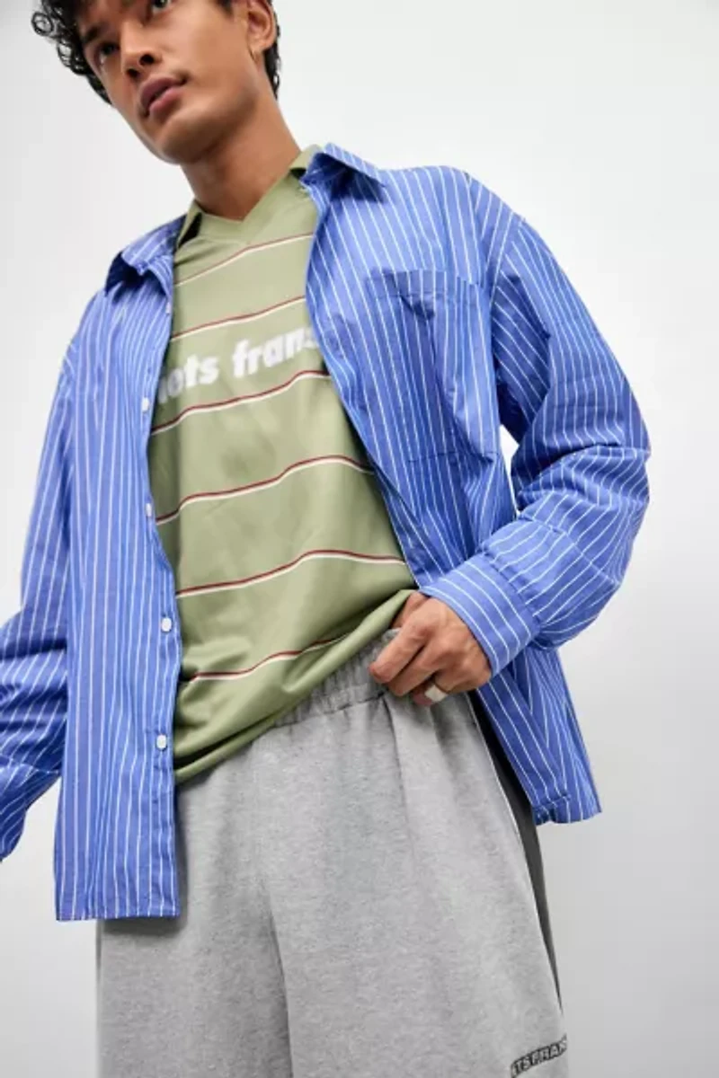 iets frans… Harri Paneled Wide Leg Sweatpant