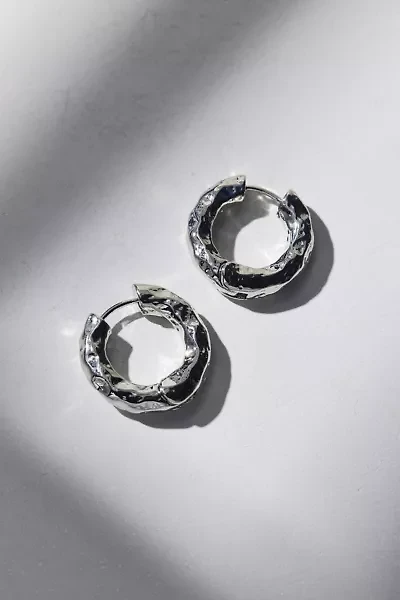 Siena Textured Hoop Earring