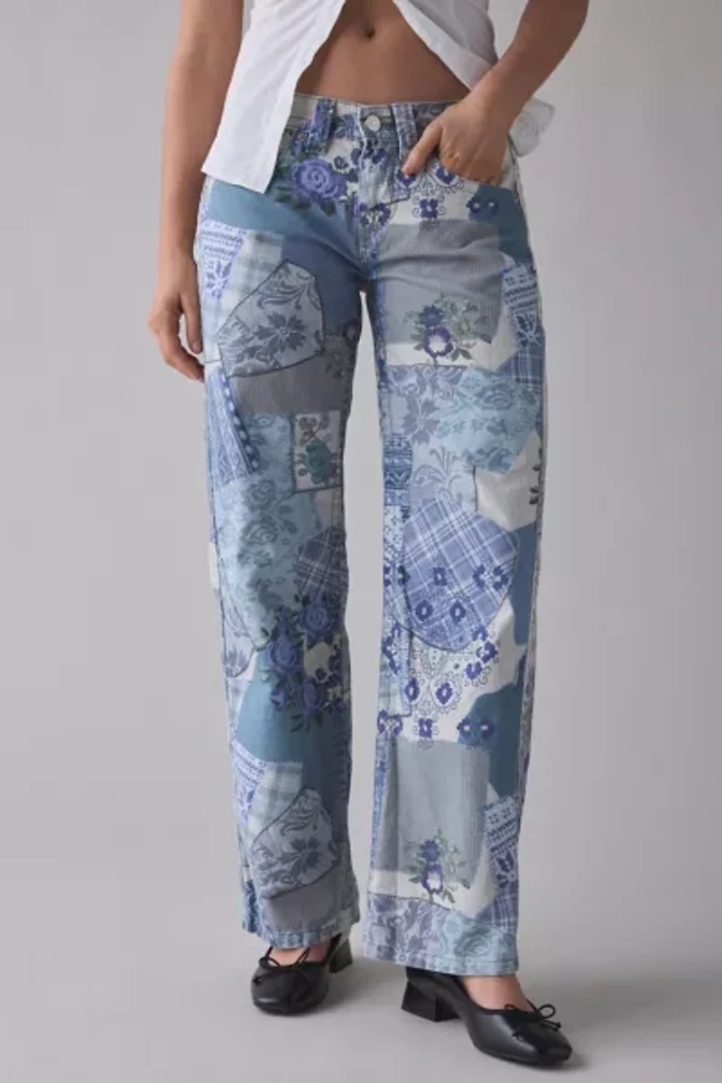 BDG Kayla Cotton Canvas Low-Rise Pant