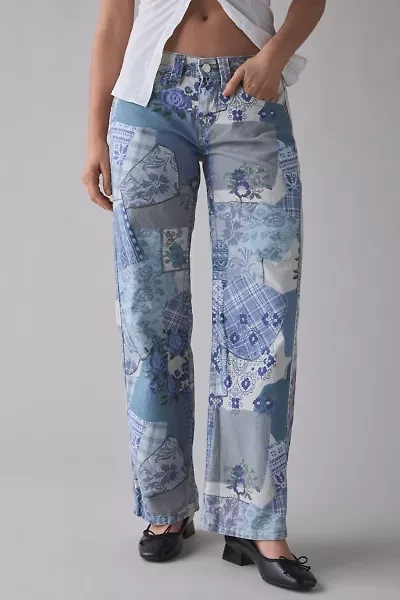 BDG Kayla Cotton Canvas Low-Rise Pant