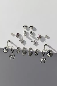 Kit Metal Multi Earrings Set