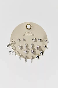 Kit Metal Multi Earrings Set