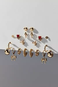 Kit Metal Multi Earrings Set