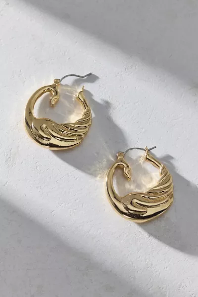 Odette Swan Hoop Earring