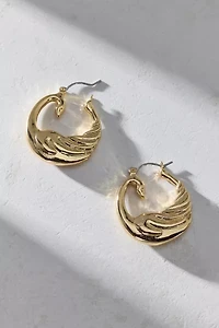 Odette Swan Hoop Earring