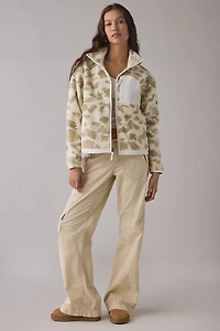 The North Face Yumiori Off Peak Printed Brushed Fleece Zip-Up Jacket