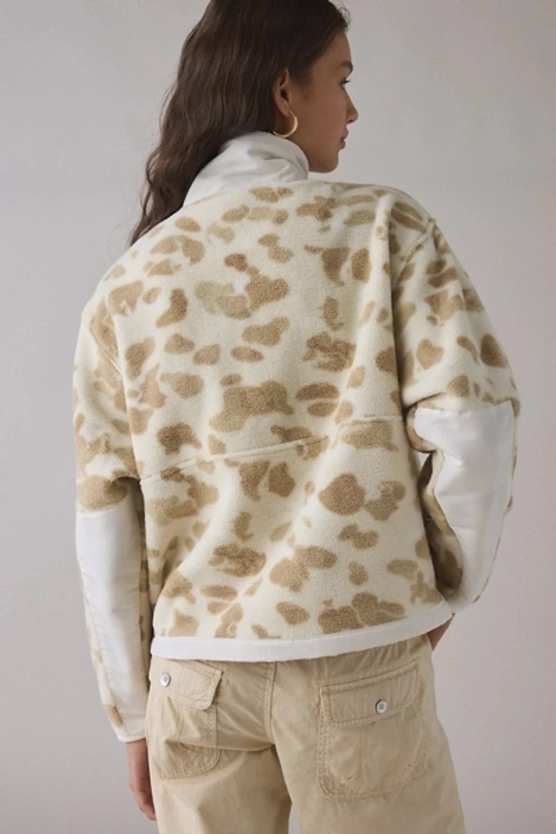 The North Face Yumiori Off Peak Printed Brushed Fleece Zip-Up Jacket