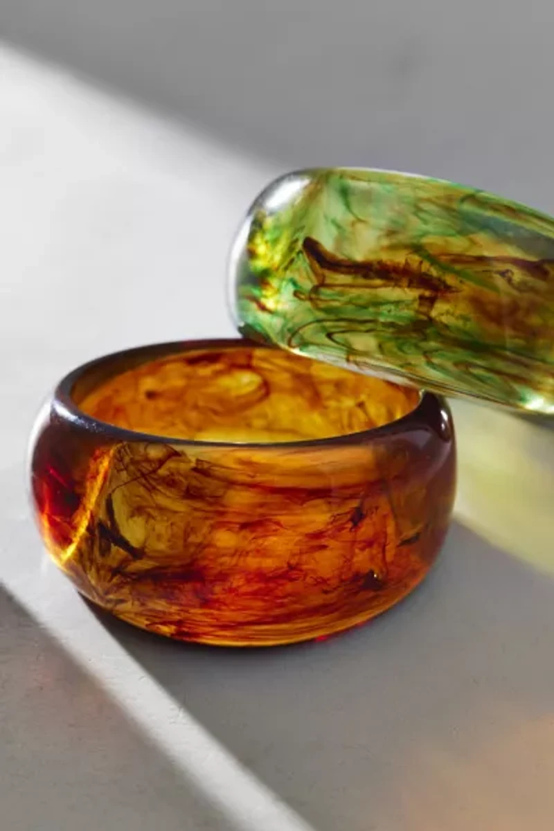 Stoney Marbled Bangle Bracelet