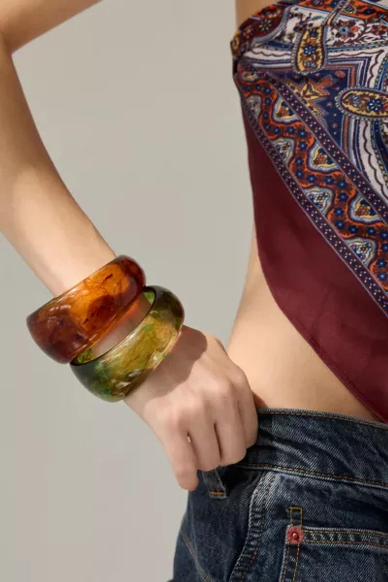 Marbled Bangle Bracelet