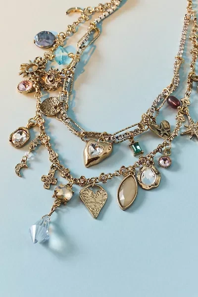 Aria Layered Charm Necklace