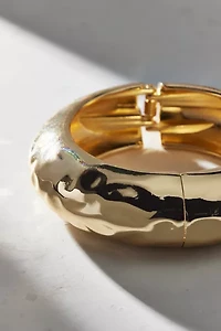 Siena Hammered Metal Bangle Bracelet
