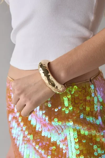 Siena Hammered Metal Bangle Bracelet