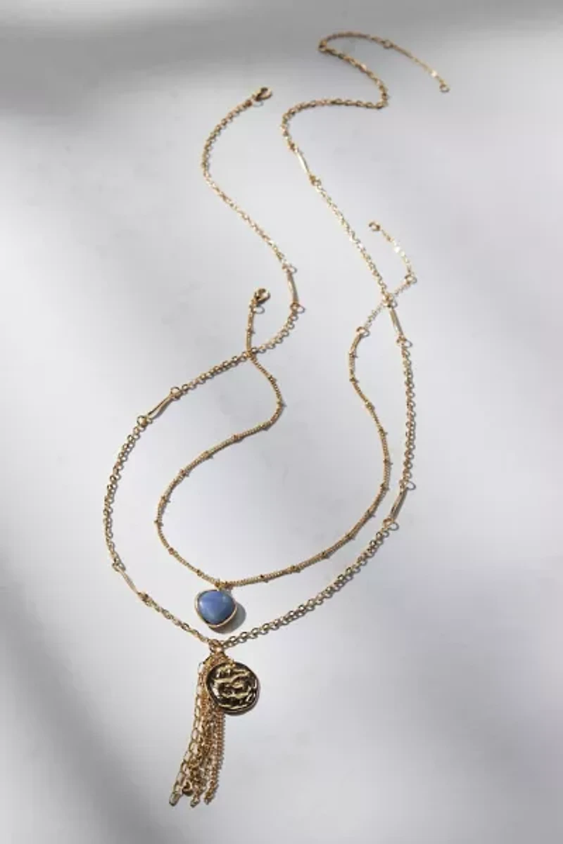 Eve Chain Pendant Layering Necklace Set