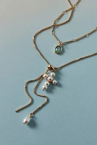 Hanna Cross Layering Necklace Set