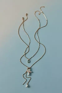 Hanna Cross Layering Necklace Set