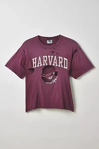Vintage By Devin Lee Destroyed Harvard Graphic Tee