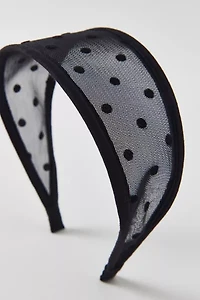 Polka Dot Wide Headband
