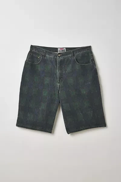 Vintage By Devin Plaid Denim Long Short