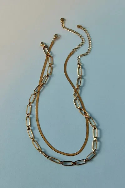 Waterproof Anya Chain Layered Necklace