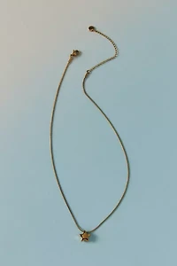 Waterproof Maya Puffy Star Pendant Necklace