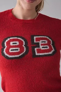 BDG Riley Graphic Long Sleeve Layered Sweater