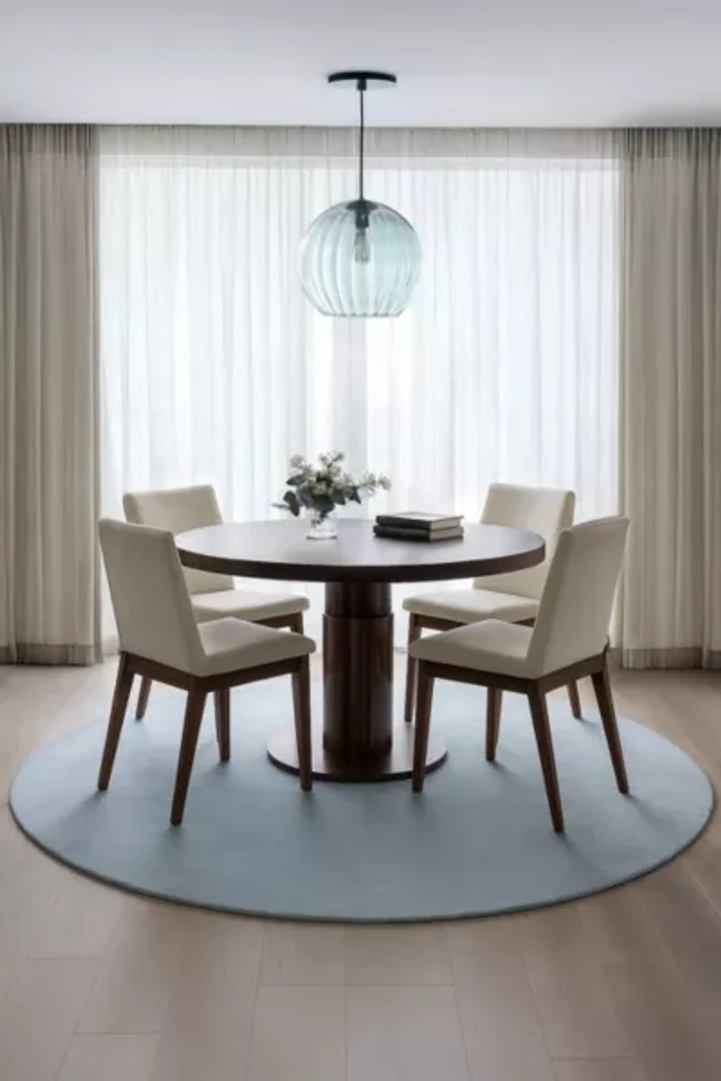 Jubi Round Hand Tufted Wool Rug