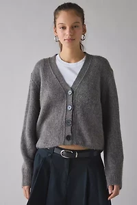 Glamorous Marled Knit Cropped Cardigan