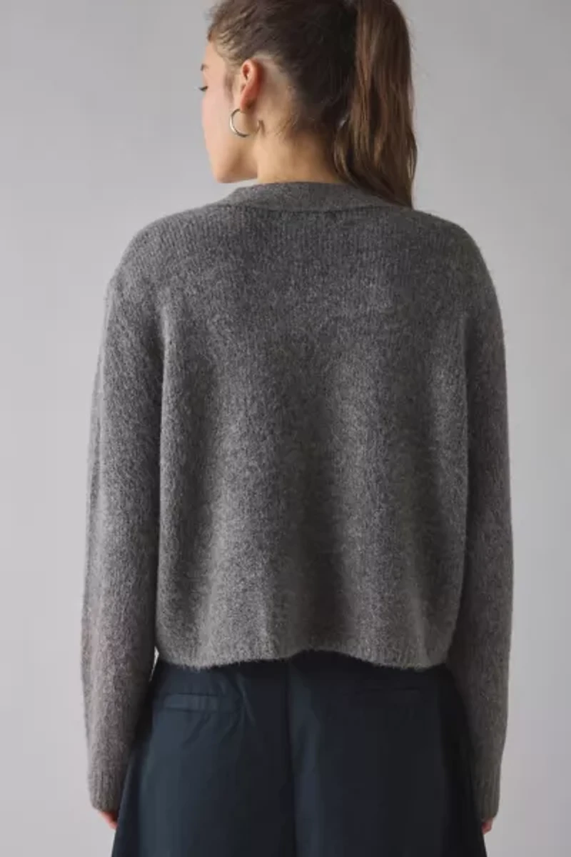 Glamorous Marled Knit Cropped Cardigan