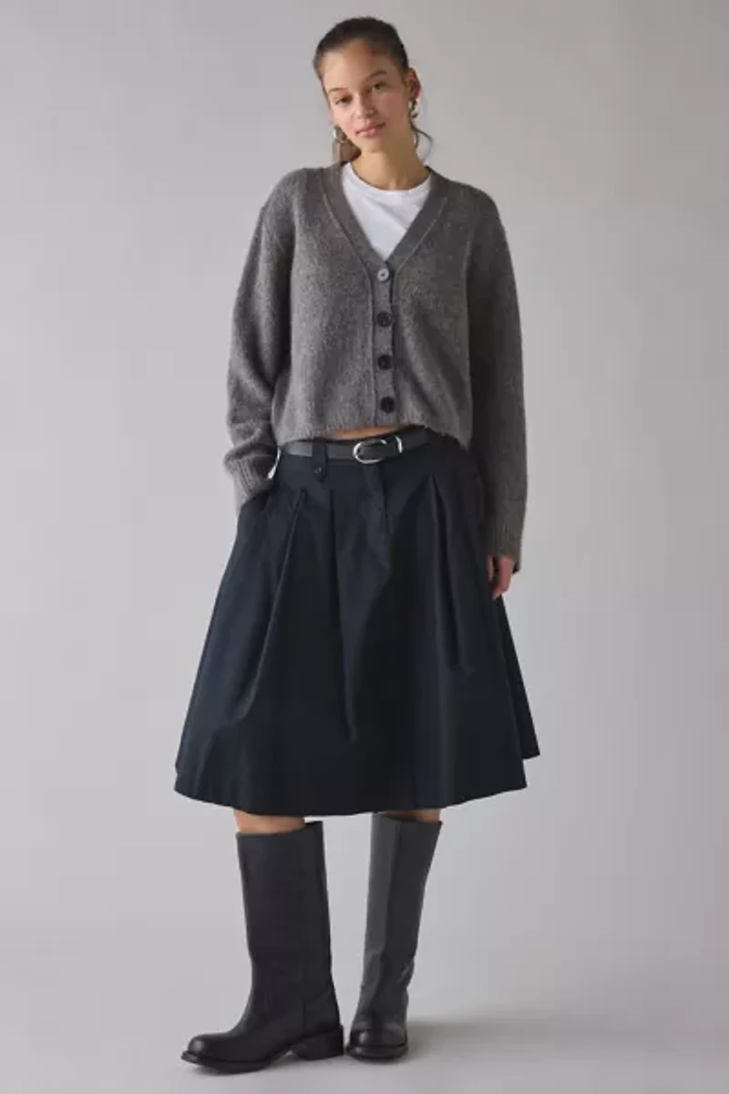 Glamorous Marled Knit Cropped Cardigan