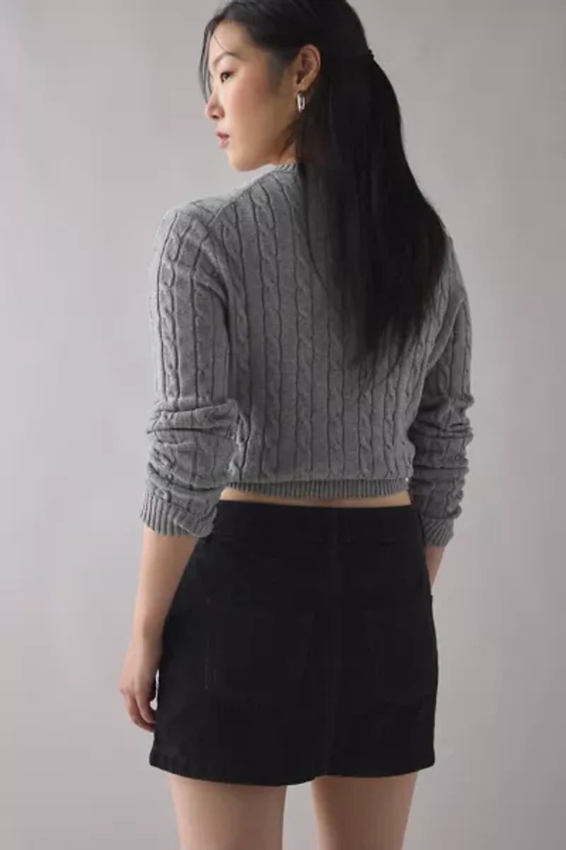 BDG Onna Corduroy Micro Mini Skirt