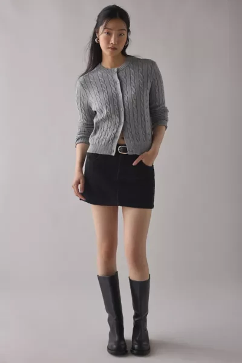 BDG Onna Corduroy Micro Mini Skirt